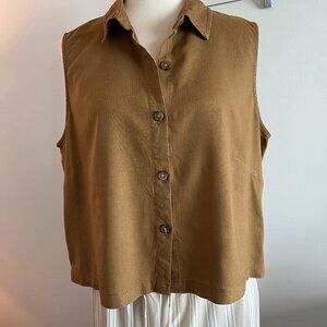 Alexander Jordan button down sleeveless top